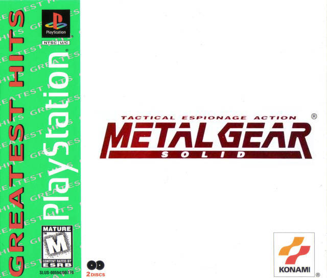 Metal Gear Solid Greatest Hits PS1