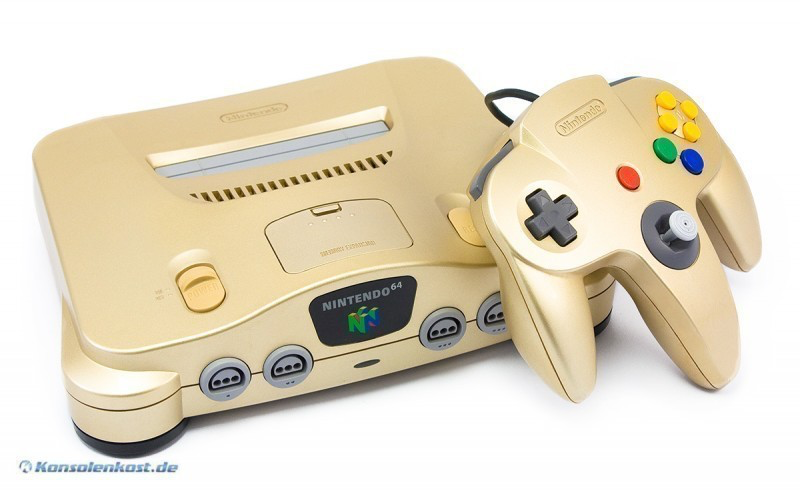 Console System Gold Toys R Us Edition N64
