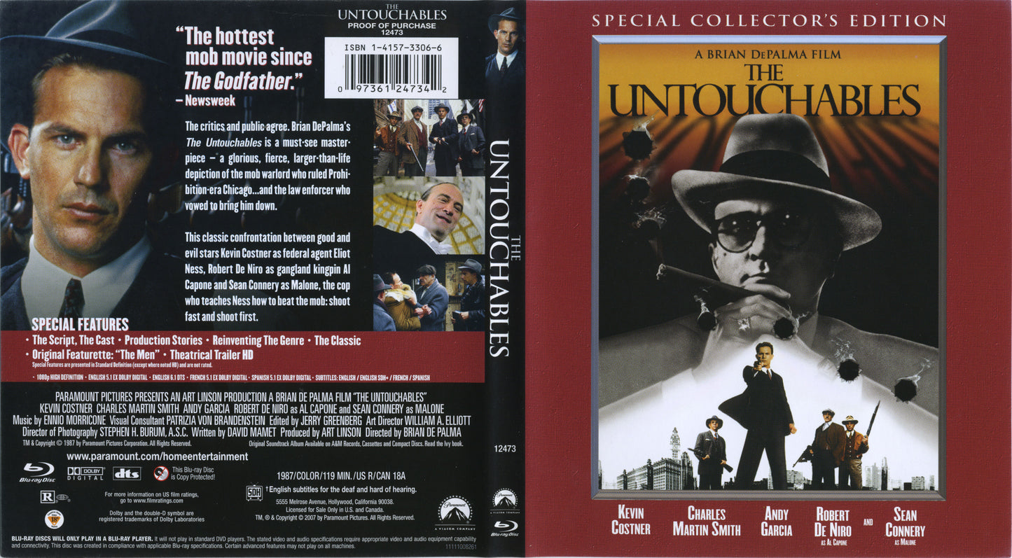 Untouchables - Blu-ray Drama 1987 R
