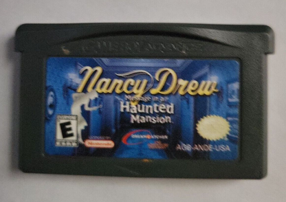 Nancy Drew Message in a Haunted Mansion - Game Boy Advance