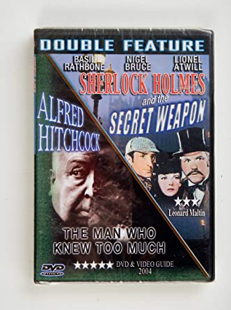 Alfred Hitchcock: The Man Who Knew Too Much / Sherlock Holmes and the Secret Weapon - DVD