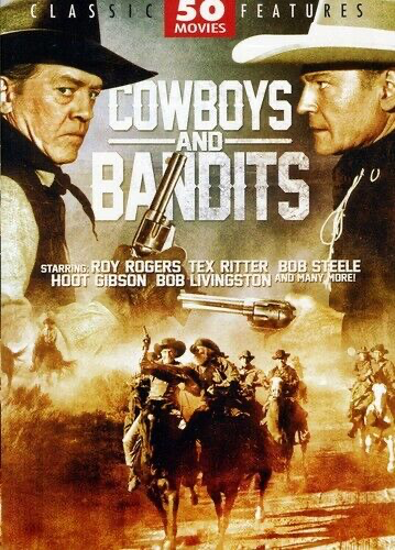Cowboys And Bandits: Boothill Brigade / The Boss Cowboy / The Brand Of Hate / Branded Men / Cavalier Of The West / ... - DVD