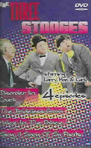 Three Stooges: 4 Episodes: Disorder In Court / The Brideless Groom / Malice In The Palace / Sing A Song Of Six Pants - DVD