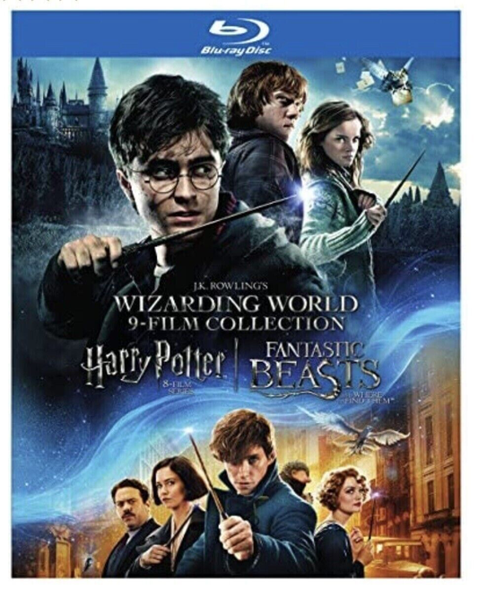 J.K. Rowling's Wizarding World: 9-Film Collection: Harry Potter Series / Fantastic Beasts And Where To Find Them - Blu-ray Fantasy VAR VAR
