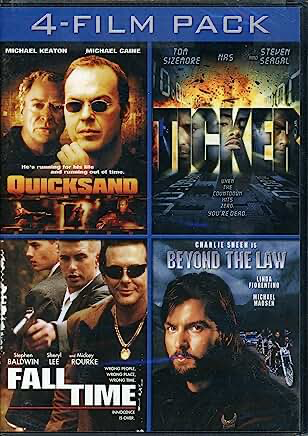 4-Film Pack: Quicksand / Ticker / Fall Time / Beyond the Law - DVD