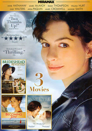 Miramax Three Film Collection: Brideshead Revisited / Becoming Jane / Charlotte Bronte's Jane Eyre - DVD