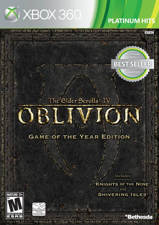 Elder Scrolls IV: Oblivion - Game of the Year Edition - Platinum Hits - Xbox 360