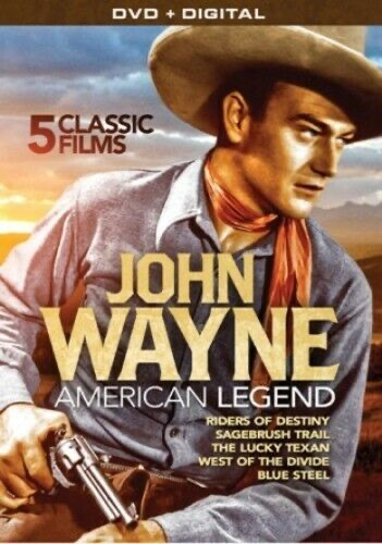 John Wayne: American Legend: Riders of Destiny / Sagebrush Trail / The Lucky Texan / West of the Divide / Blue Steel - DVD