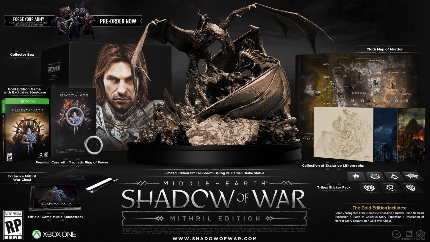 Middle Earth: Shadow of War - Mithril Edition - Xbox One