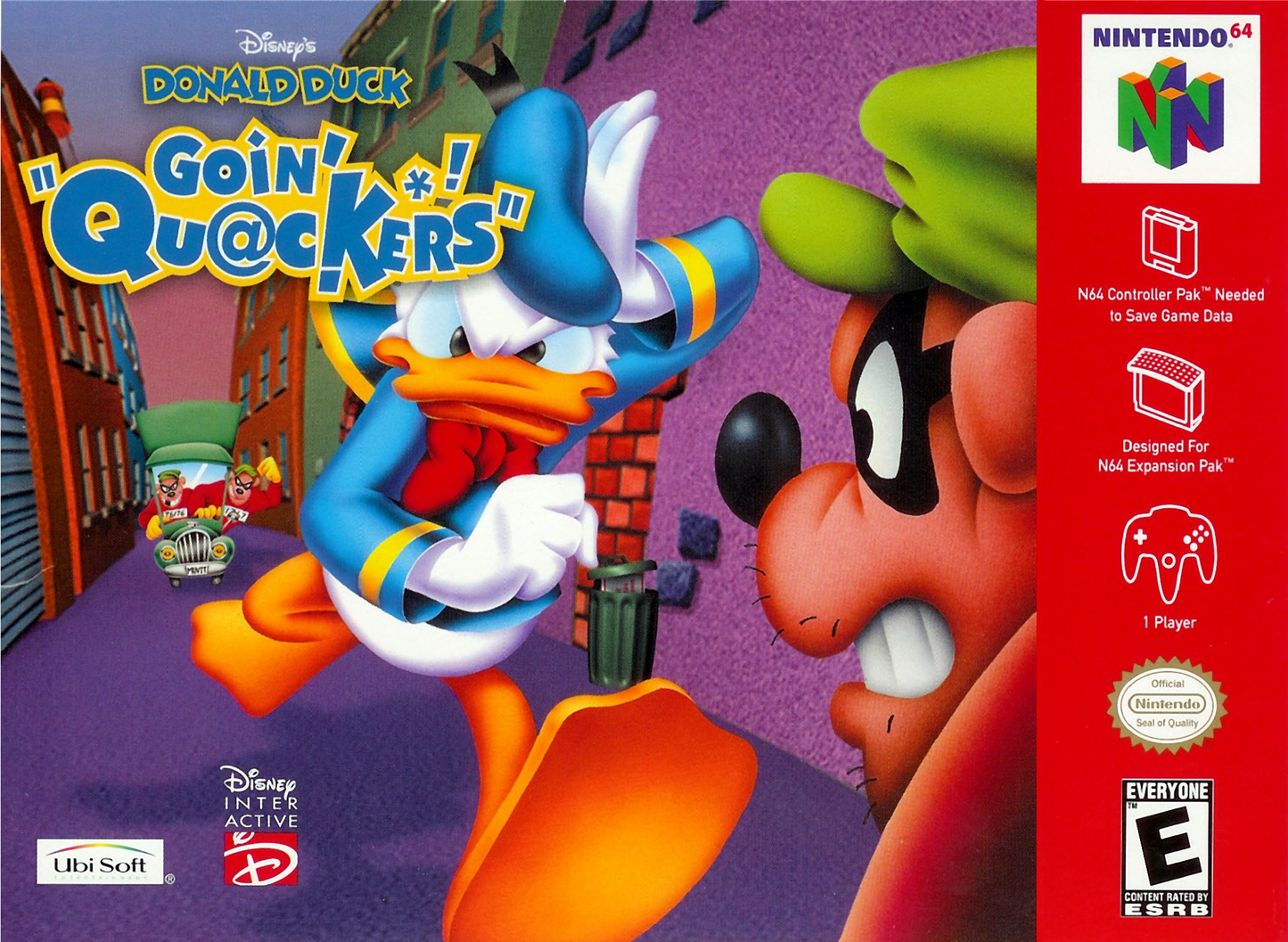 Donald Duck Goin' Quackers - N64