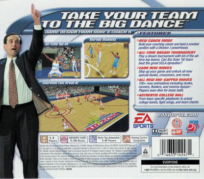 NCAA March Madness 2001 - PS1