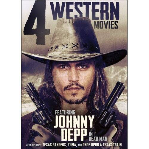 4-Movies Western: Dead Man / Texas Rangers / Yuma / Once Upon A Texas Train - DVD