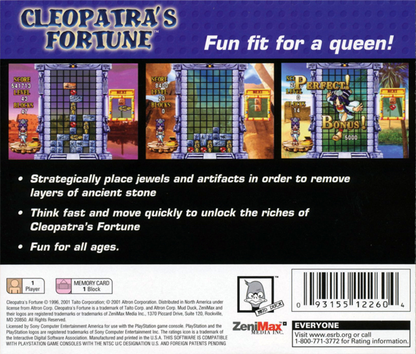 Cleopatra's Fortune - PS1