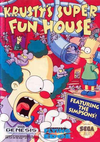Krusty's Super Fun House - Genesis