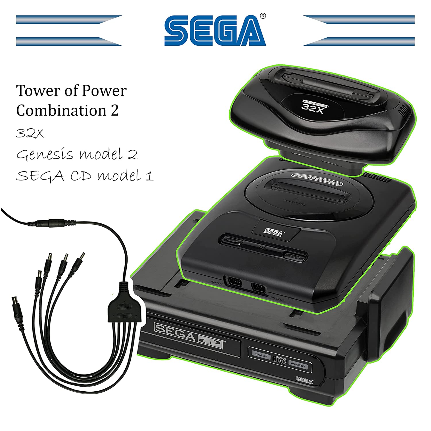 Sega Tower of Power System COMBO 2 - Genesis