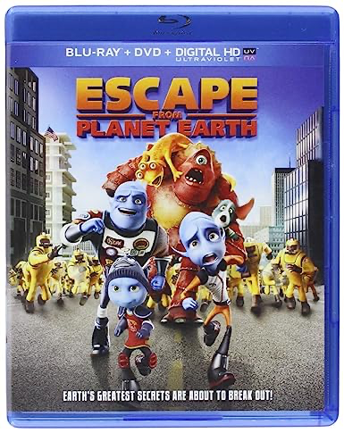 Escape From Planet Earth - Blu-ray 3D Animation 2013 PG