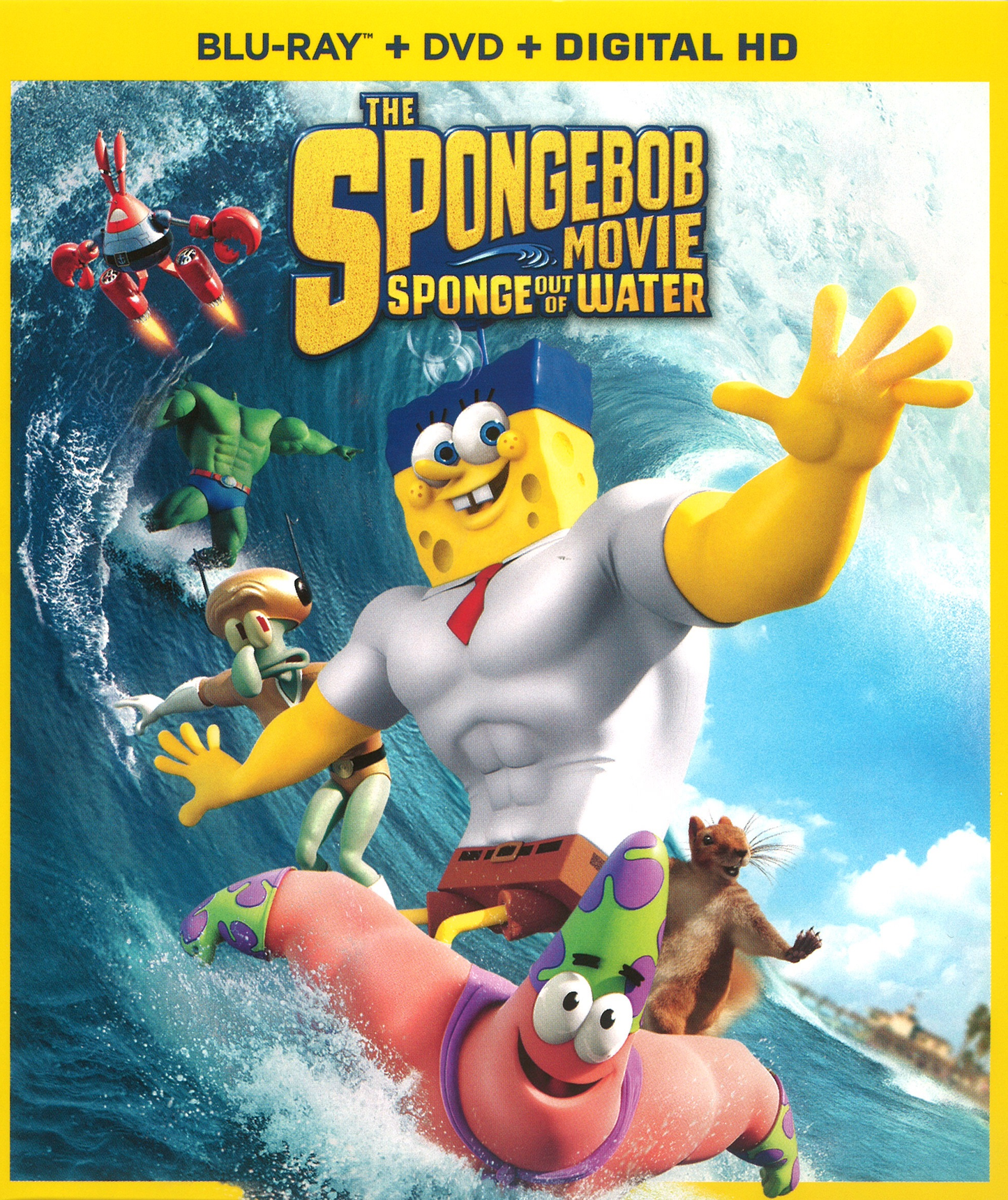 SpongeBob Movie: Sponge Out Of Water - Blu-ray Animation 2015 PG