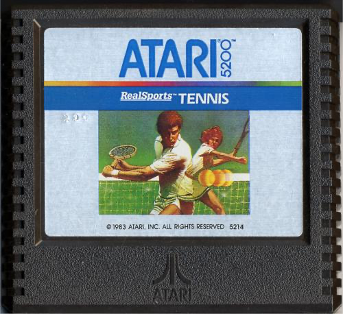 RealSports Tennis - Atari 5200