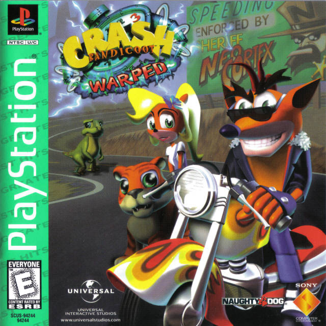 Crash Bandicoot: Warped - Greatest Hits - PS1