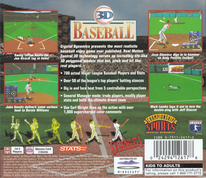 3D Baseball - PS1