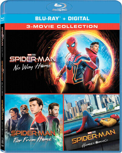 Spider-Man: Far From Home / Spider-Man: Homecoming / Spider-Man: No Way Home - Blu-ray Action/Adventure VAR PG-13