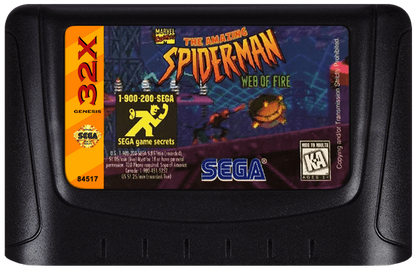 Amazing Spiderman Web of Fire, The - 32X