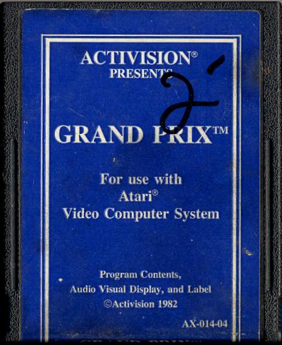 Grand Prix (Blue Label) - Atari 2600