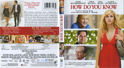 How Do You Know - Blu-ray Comedy 2010 PG-13