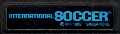 International Soccer (Black Label) - Atari 2600