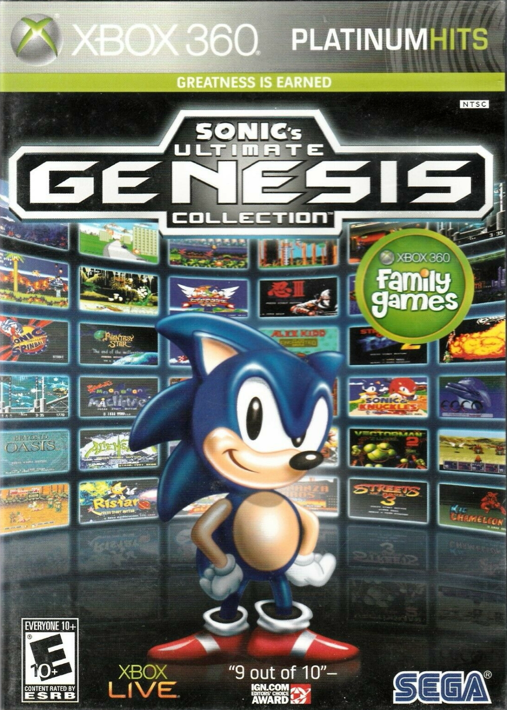 Sonic's Ultimate Genesis Collection - Platinum Hits - Xbox 360