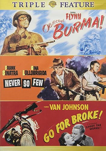 Objective, Burma! / Never So Few / Go For Broke - DVD
