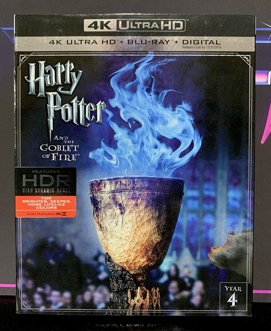 Harry Potter And The Goblet Of Fire - 4K Blu-ray Fantasy 2005 PG-13