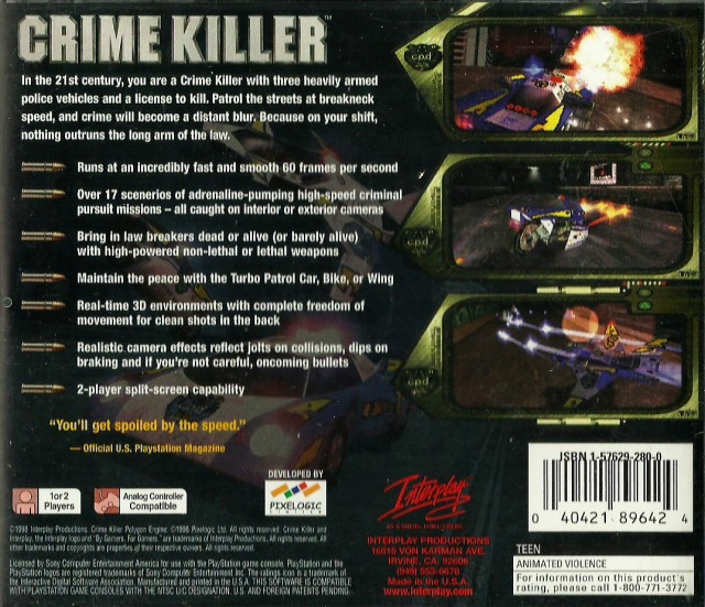 Crime Killer - PS1
