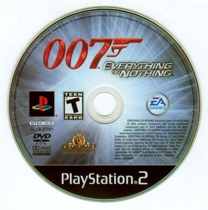 007 Everything or Nothing - PS2