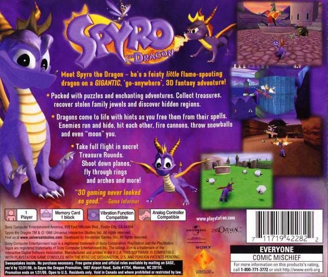 Spyro the Dragon - PS1