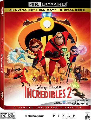 Incredibles 2 - 4K Blu-ray Animation 2018 PG