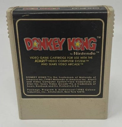 Donkey Kong (White Cartridge) - Colecovision