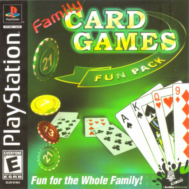 Family Card Games Fun Pack - PS1