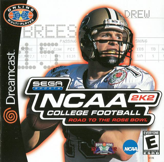 NCAA College Football 2K2: Road to the Rose Bowl - Dreamcast