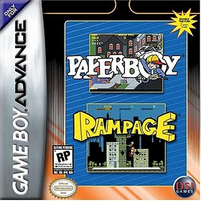 Paperboy Rampage Double Pak - Game Boy Advance