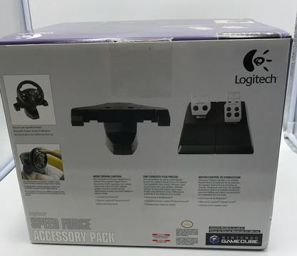 Pedals Wheel Holder Speed Force Racing Accessory Pack Logitech  No Wheel - Gamecube
