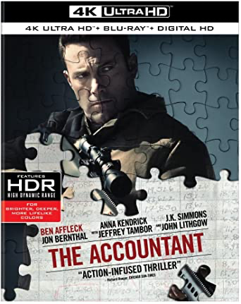 Accountant - 4K Blu-ray Thriller 2016 R