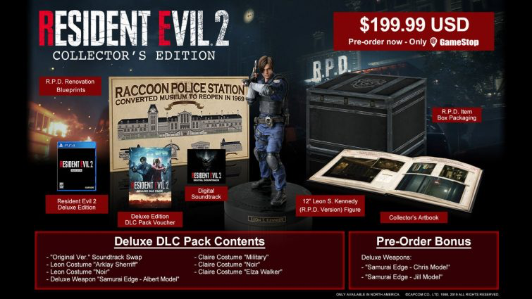 Resident Evil 2 - Collector's Edition - PS4