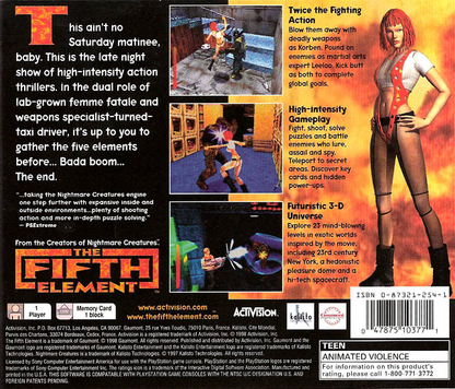 Fifth Element, The - PS1