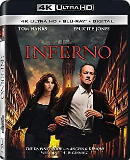 Inferno - 4K Blu-ray Action/Adventure 2016 PG-13