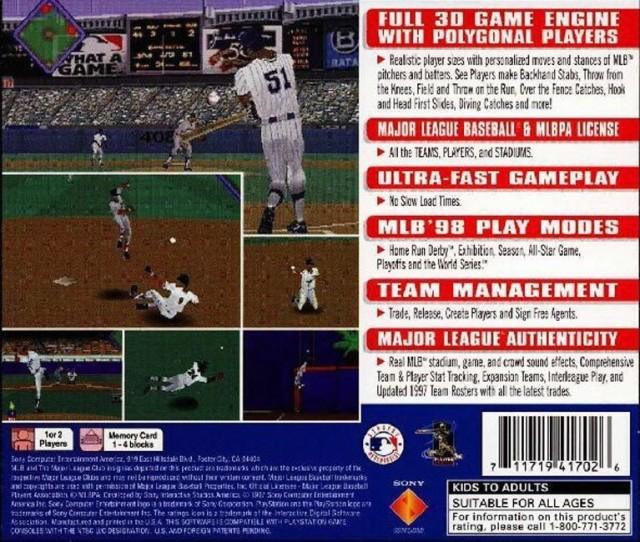 MLB 98 - PS1