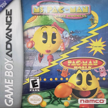 Ms Pac-Man Maze Madness Pac-Man World - Game Boy Advance