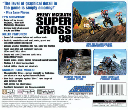Jeremy McGrath Supercross 98 - PS1