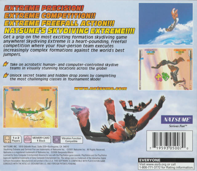 Skydiving Extreme - PS1