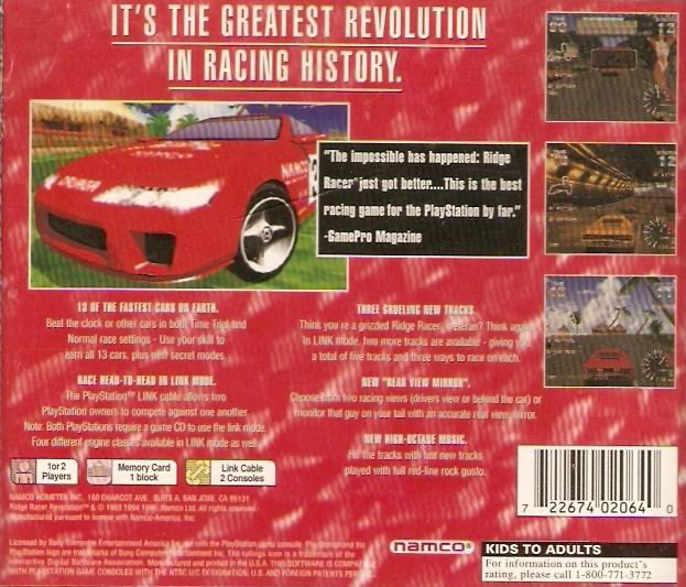 Ridge Racer: Revolution - PS1